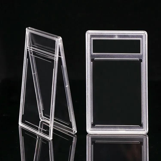 Transparent PSAs Slab Card Holder Acrylic Graded Card Slab with Label Empty Graded Card Slab