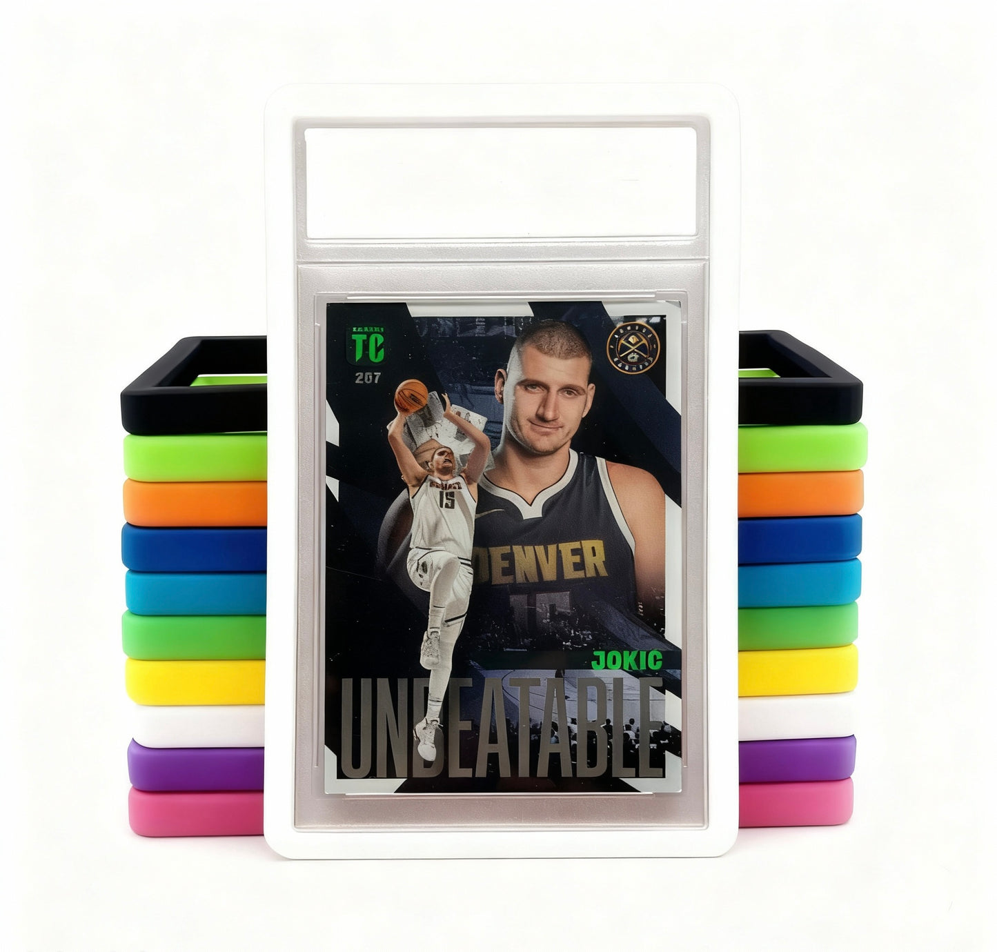 PSA Graded Card Silicone Frame Protector Anti-Scratch Bumper for Sports Trading