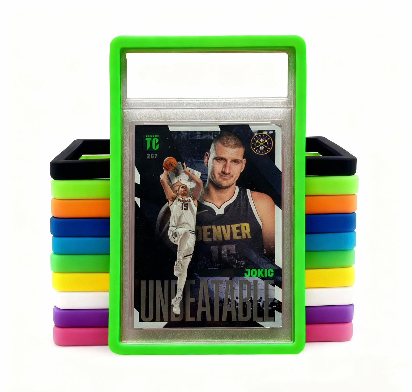PSA Graded Card Silicone Frame Protector Anti-Scratch Bumper for Sports Trading