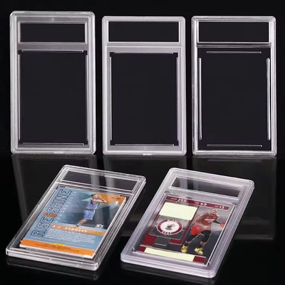 Transparent PSAs Slab Card Holder Acrylic Graded Card Slab with Label Empty Graded Card Slab