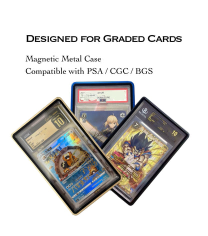 PSA BGS Magnetic Metal Slab Protector Case for Graded Cards Display | SLABRIX